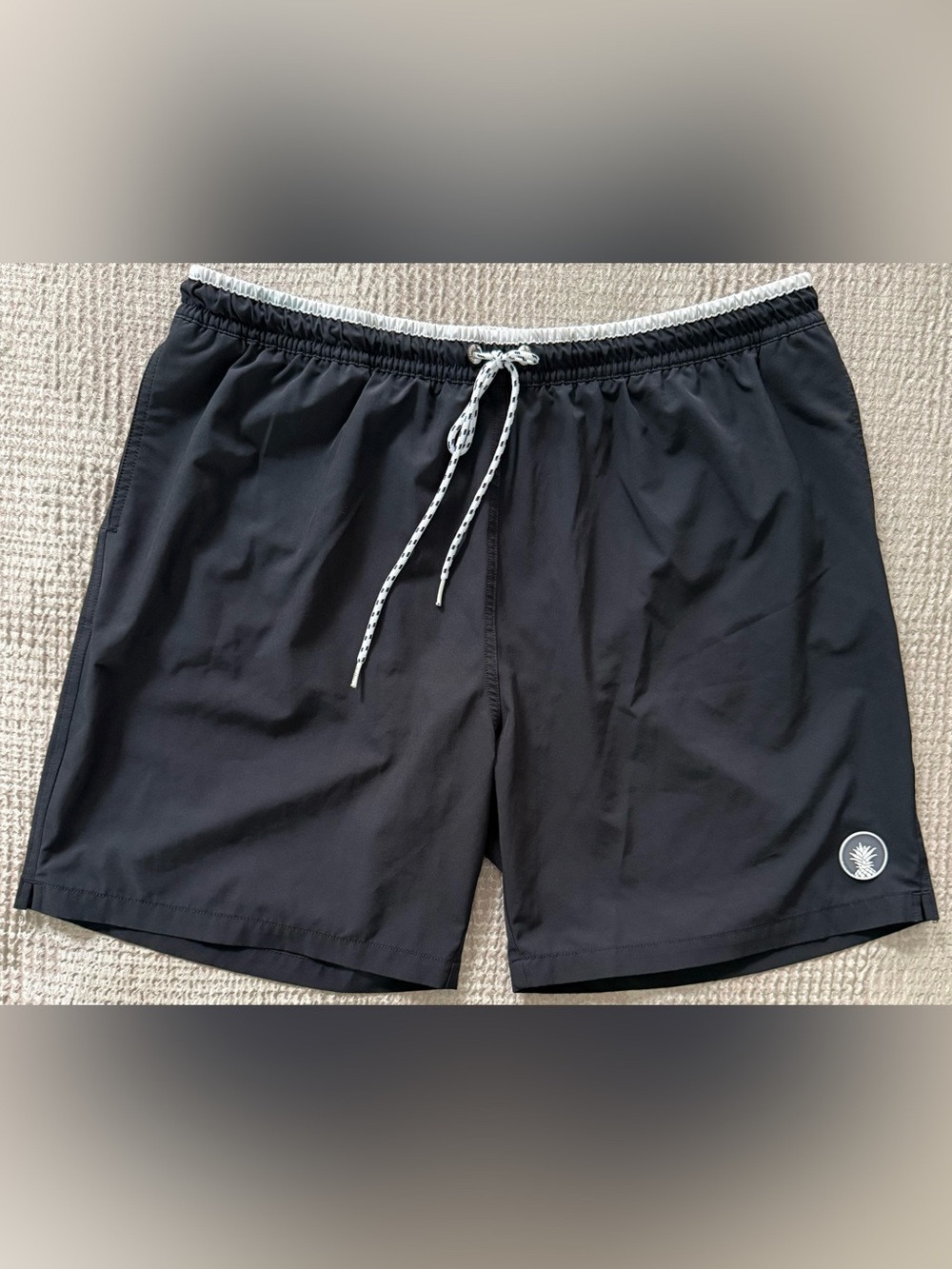 Chubbies The Capes Classic Lined Swim Trunks XXL Black Pink 7”